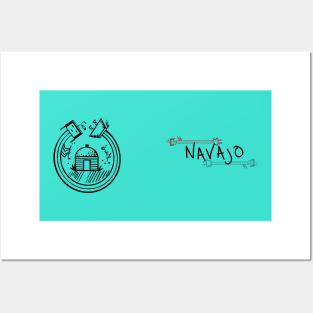 Navajo Yeii Typography Posters and Art